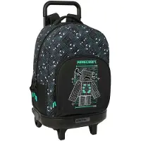 Safta Compact Extraible Minecraft Screen 33l 45x33x22 Cm Rullalaukku
