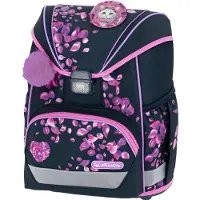 Herlitz 400205499, Kynäkotelo, Pencil pouch, Koululaukku, Urheilukassi, Tyttö, Peruskoulu & ala-aste, Reppu, 16 L, Etutasku, Sivutasku