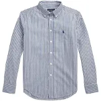 Ralph Lauren 50/1 Poplin-Ls Bd-Si-Sps - Blue - 132-137