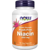 NOW,NOW Foods,NOW,NOW Foods Niasiinipitoisuus Flush-Free, 500 mg (kaksinkertainen vahvuus) - 90 kasviskapselia