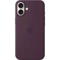 Apple iPhone 16 Plus silikonikuori MagSafe, Luumu