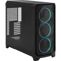 Fractal Design Meshify 3 XL -täystornikotelo RGB-valaistuksella ja ikkunalla, musta