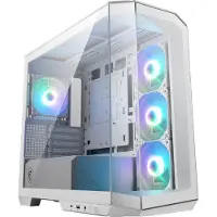MSI MAG PANO M100R PZ -micro-ATX-kotelo ikkunalla, valkoinen
