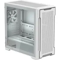 Gigabyte C102 GLASS ICE-miditornikotelo ikkunalla ja RGB-valaistuksella, valkoinen