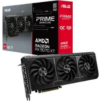 Asus PRIME AMD Radeon RX 9070 XT OC -näytönohjain (musta)