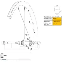 Mavic Cosmic Slr32 26 Rennradfelge