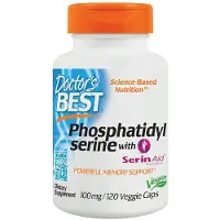 Doctors Best Fosfatidyyliseriini ja SerinAid 100 mg - 120 Veg-kapselia