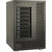 Inter-Tech NAS-8, HDD-kotelo, 2.5/3.5", PCI Express, 12 Gbit/s, Hot-swap, Musta (88887392)