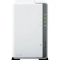 Synology DiskStation DS223j - 2-paikkainen verkkotallennuslaite, Valkoinen