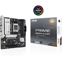 Asus PRIME B850M-A-CSM, AMD, Pistoke AM5, AMD Ryzen 7000 Series, AMD Ryzen 8000 Series, AMD Ryzen 9000 Series, Pistoke AM5, DDR5-SDRAM, 256 GB (90MB1LQ0-M0EAYC)