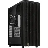 Asus ProArt PA401 Wood TG PWM (Black), Tower, PC, musta, ATX, Karkaistu lasi, 16 cm