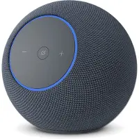 Amazon Echo Studio (2025), Alexa, Pyöreä, musta, Saksa, Englanti, Espanja, Ranska, Italia, Dolby Atmos, 9,5 cm