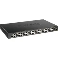 D-Link verkkokytkin - DGS-1250-52XMP/E - 48 PoE-porttia - 4 SFP+ 10G-porttia - 176 Gbps