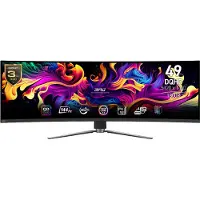 MSI MPG 491CQPDE QD-OLED, 124,5 cm (49"), 5120 x 1440 pikseliä, DQHD, QD-OLED, 0,03 ms, musta