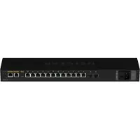 Netgear M4250-12M2XF, Hallittu, L2/L3, 2.5G Ethernet, Täysin kaksipuolinen, Telineasennus, 1U
