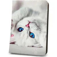 ILike Yleiskäyttöinen Läppäkotelo 9-10,2 Tuuman Tableteille - Cute Kitty Multicolor