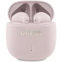 GUESS Printed Classic Logo TWS langattomat kuulokkeet - vaaleanpunainen
