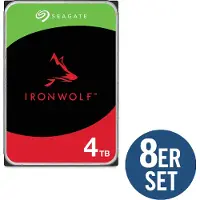 Seagate IronWolf 3.5" 4 Tt, 5400 RPM, 256 MB, SATA 6 Gb/s -kovalevy (NAS)