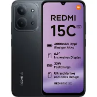 Xiaomi Redmi 15C 5G 4/128 Gt -puhelin, Midnight Black