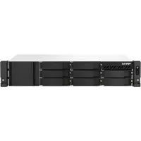 Qnap TS-864eU-8G - Räkkiasennettava NAS-palvelin, Musta