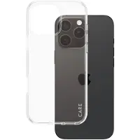 PanzerGlass Care by iPhone 16 Pro Max Urban Combat -suojakuori, Läpinäkyvä