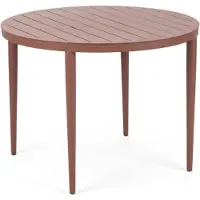 Brafab Bigby ruokapöytä Zin Red, Ø100 cm