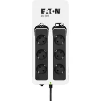 Eaton 550VA/330W 3S 550 DIN -UPS-laite, 6x Schuko, valkoinen