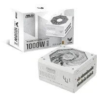 Asus TUF Gaming 1000W Gold White Edition, 1000 W, 100 - 240 V, Aktiivinen, 130 W, 1000 W, 130 W (90YE00S5-B0NA00)