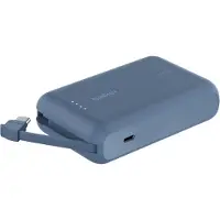 Belkin 10k PD20W Integrated USB-C Cable -varavirtalähde, sininen