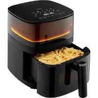Medion 1500W Musta Ilmafriteera 5L - Täydellinen Terveelliseen Frittaukseen