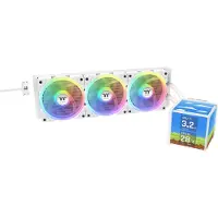 Thermaltake Minecube 360 Ultra ARGB AiO Water Cooling 3x120mm with Four TFT LCD Screens 720x720 White (CL-W482-PL12SW-A)