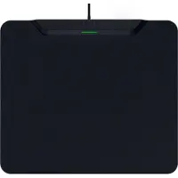 Razer HyperFlux V2, musta, Yksivärinen, Kumi, Liukumaton pohja, Pelihiirimatto