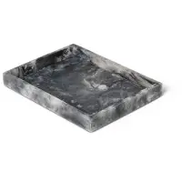 Ferm Living Mist koristetarjotin 10x15 cm Charcoal