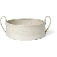 Ferm Living Flow tarjoiluastia, luonnonvalkoinen