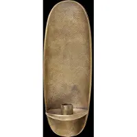 Ferm Living Agapé seinäkynttilänjalka Brass finish