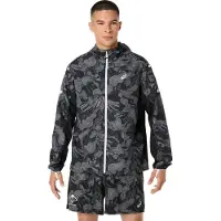 Asics Fujitrail Packable Jacket - Black - L