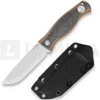 Kizer Cutlery Polaris AEB-L veitsi, Brown G-10 & Black Micarta