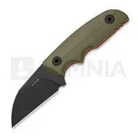 Kizer Cutlery Snick AEB-L veitsi, OD Green G-10, Black Stonewash