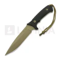 Spartan Blades Harsey Difensa veitsi, FDE/Black, Tan Kydex