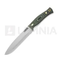 Casström No.14 SFK Green Micarta. left puukko
