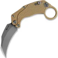 Reate EXO-K Stonewash kääntöveitsi, tan