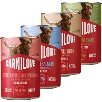 Carnilove 12x400g Dog Paté karitsa & villisika koiran märkäruoka