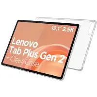 Lenovo Tab Plus Gen 2 8GB 128GB - Celestial White + Clear Case MediaTek Dimensity 7400 Processor 2.60 GHz , Android 16 or Later, 128 GB UFS 3.1