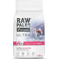 Raw Paleo Vet Expert Ultra Adult Medium - Large Pork kuivaruoka keskikokoisille ja suurille koirille, 10 kg