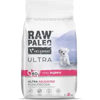 Vet Expert RAW PALEO Ultra Mini Puppy Pork - kuiva koiranruoka - 2kg