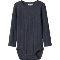 Name It Mini Nmmwang Wool Needle Ls Body Solid - Navy - 92