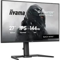 Iiyama Pelaajamonitori - - 27" - 144Hz - IPS-paneeli - 1ms - Korkeussäätö - G-Master Black Hawk
