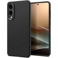 Spigen Samsung Galaxy S25 Edge Liquid Air TPU Suojakuori - Musta
