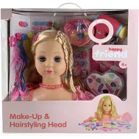 Happy Friend Make Up & Hairstyling Head B/O 2ass.