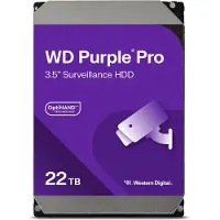 Western Digital PURPLE PRO 22TB 3.5" HDD SATA III SURVEILLANCE (WD221PURP)